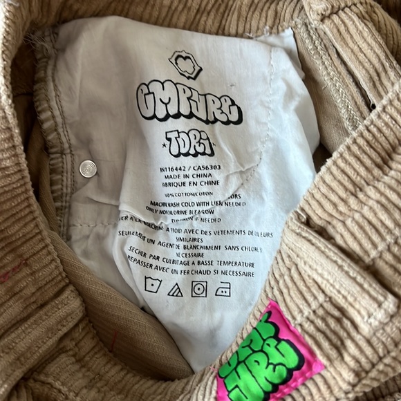 ZUMIEZ- EMPYRE WOMENS TORI SKATE CORDUROY PANTS - Size 4 - Picture 6 of 9